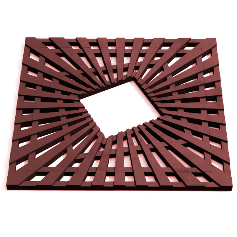 Приствольная решетка для дерева ZKING ATMOSPHERE 1.2х1.2м Коричневая Светлоград фото