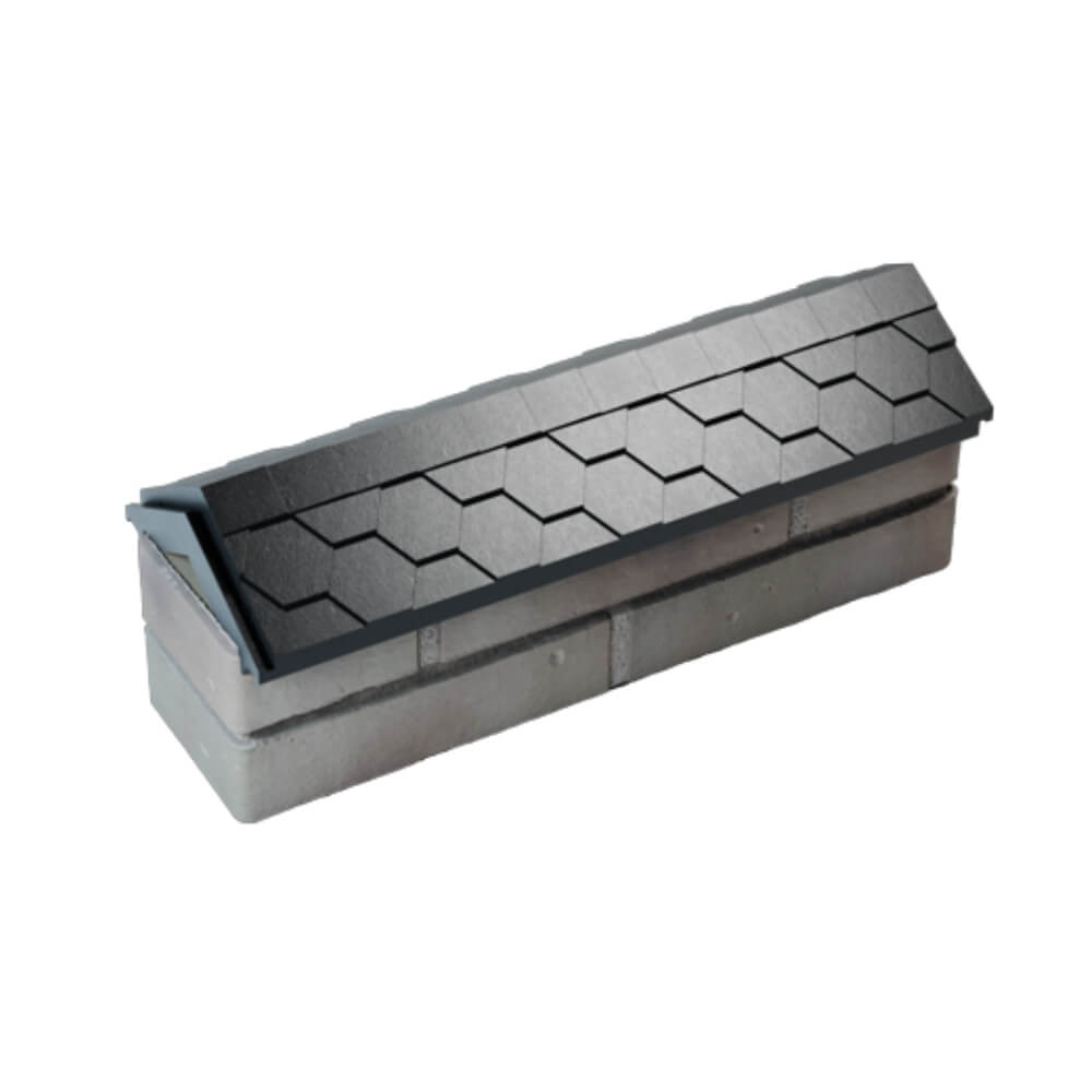 Парапет Zking Эверест Черный с посадкой на 0.5 кирпича (130мм) в Светлограде фото