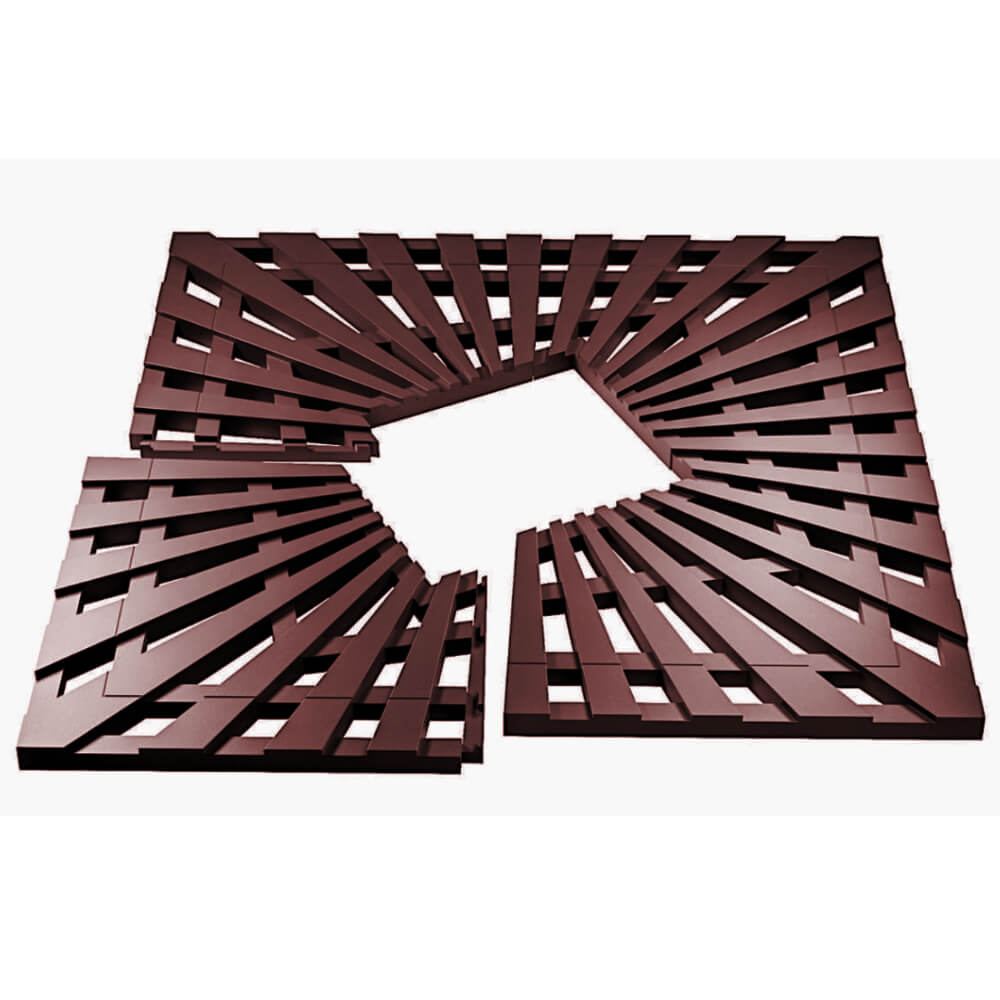 Приствольная решетка для дерева ZKING ATMOSPHERE 1.2х1.2м Коричневая в Светлограде фото