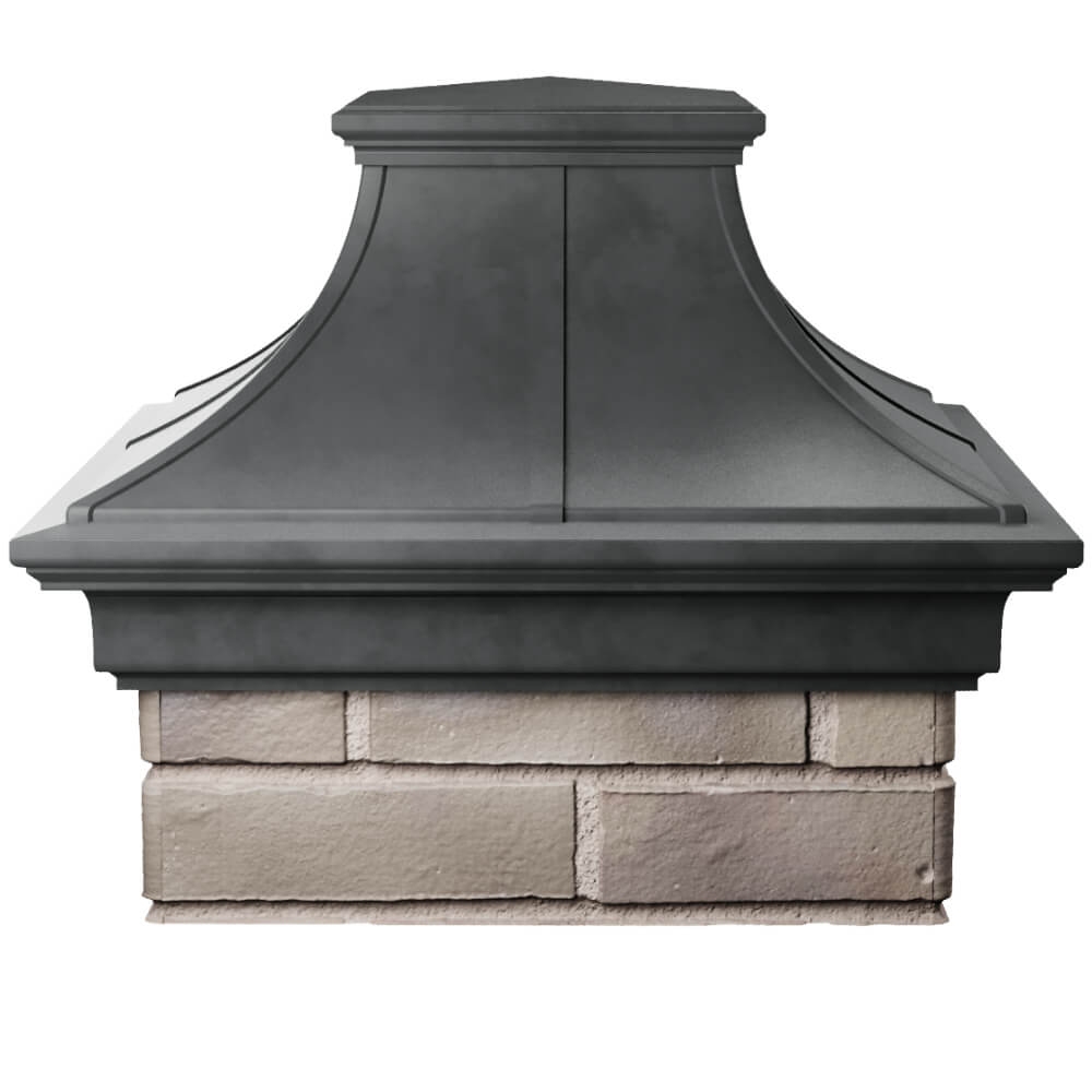 Колпак Zking Монблан Премиум Серый на столб 1.5х1.5 кирпича (385х385мм) Светлоград фото