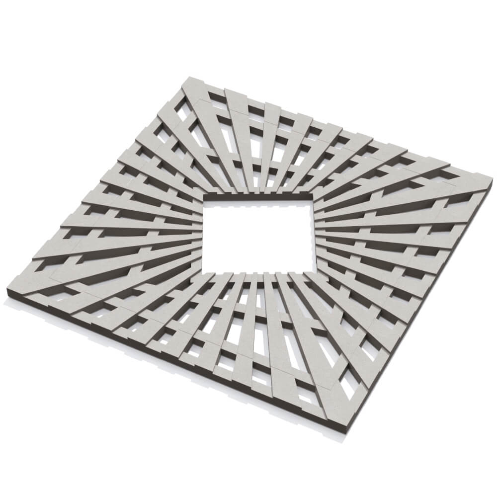 Приствольная решетка для дерева ZKING ATMOSPHERE 1.2х1.2м Бежевая в Светлограде фото