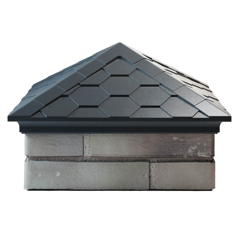 Колпак Zking Эверест Серый на столб 1.5х1.5 кирпича (390х390мм) Светлоград фото