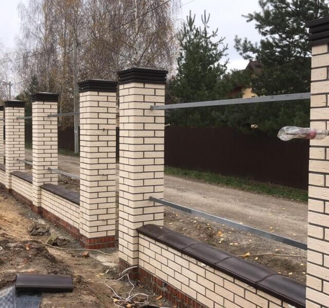 Колпак Zking Бона ХайТек Коричневый на столб 1.5х1.5 кирпича (385х385мм) в Светлограде фото