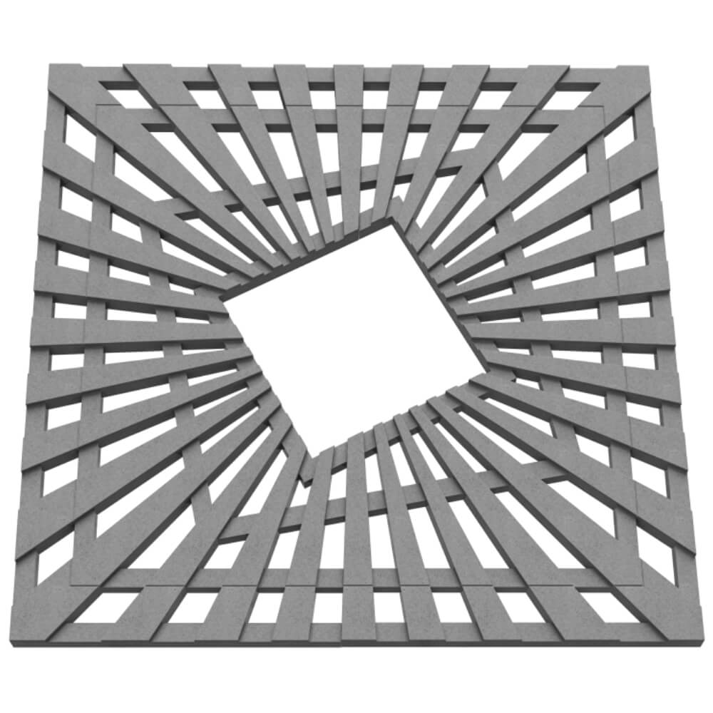 Приствольная решетка для дерева ZKING ATMOSPHERE 1.2х1.2м Серая в Светлограде фото