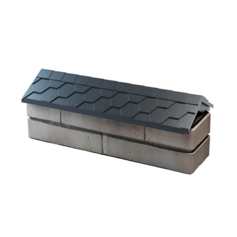 Парапет Zking Эверест Серый с посадкой на 0.5 кирпича (130мм) в Светлограде фото