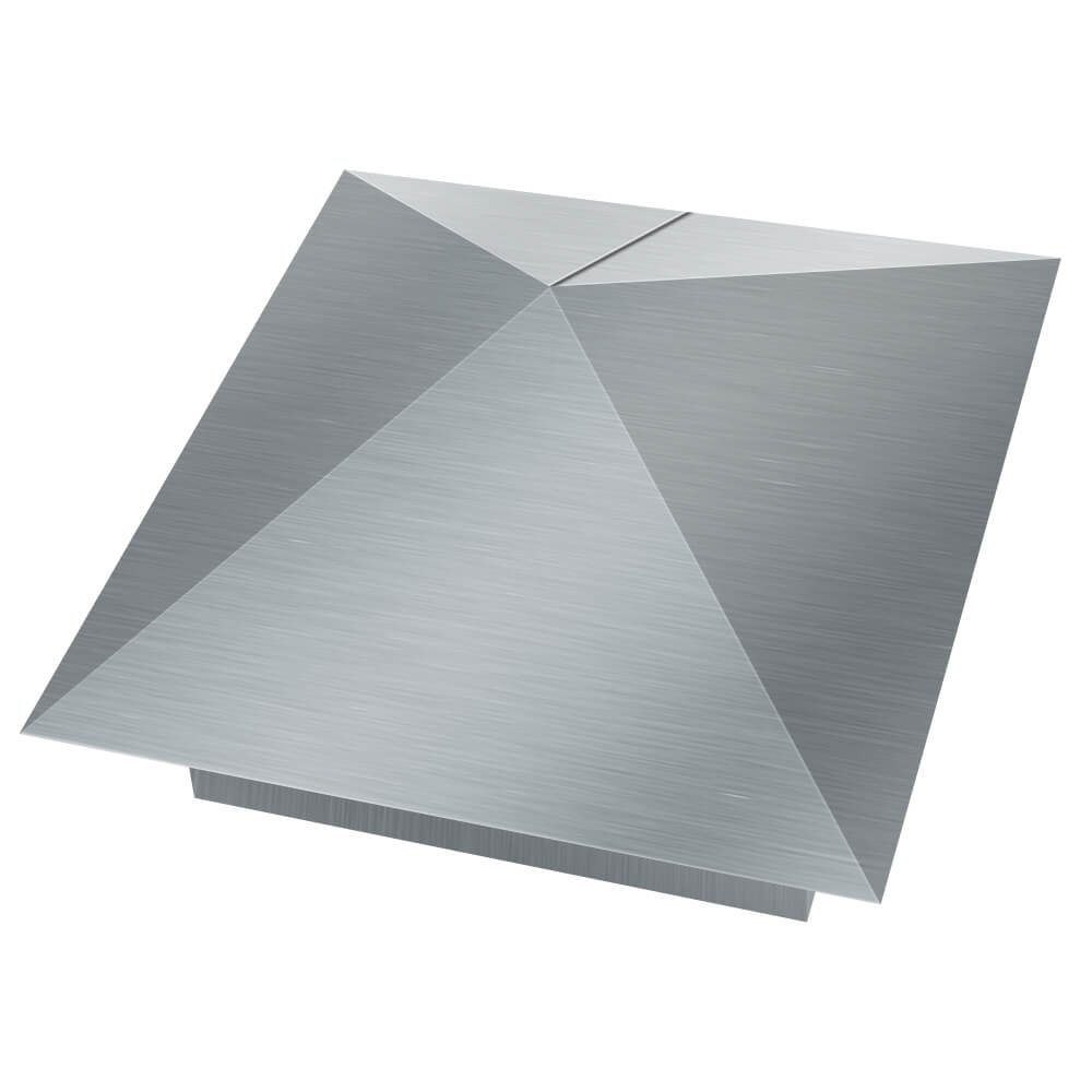 Колпак металлический 380х380мм оцинкованный заборный Светлоград фото