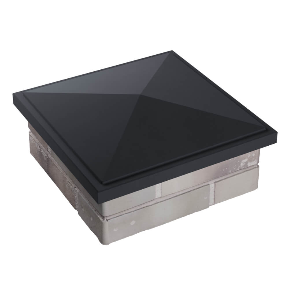 Колпак Zking БонаМоно Серый на столб 1.5х1.5 кирпича (385х385, 400х400мм) в Светлограде фото