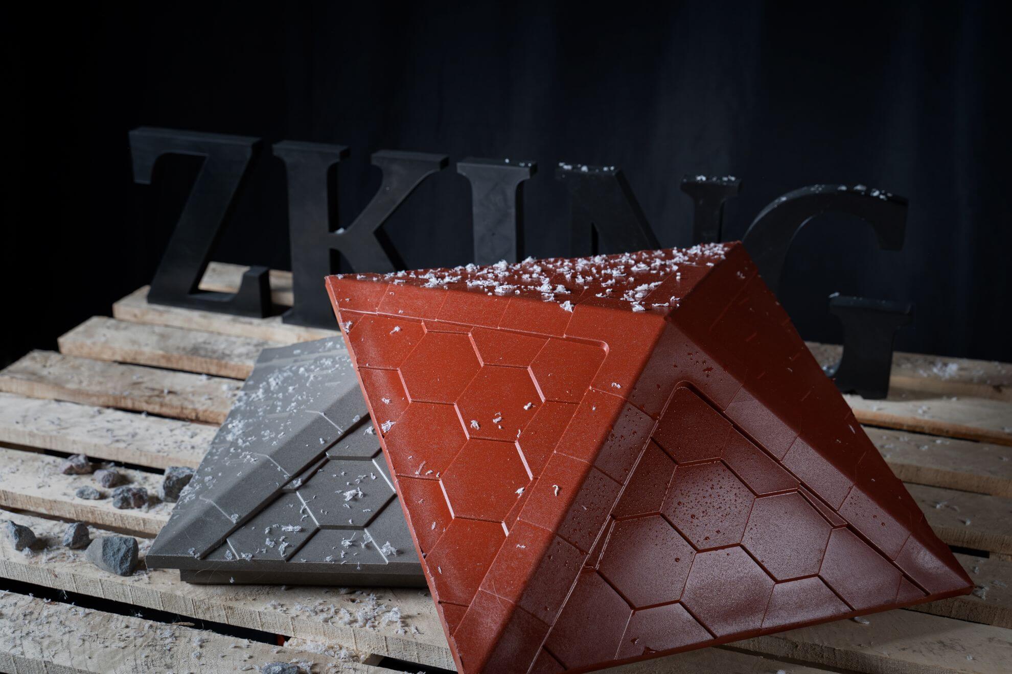 Колпак Zking Эверест Красный на столб 1.5х1.5 кирпича (390х390мм) в Светлограде фото