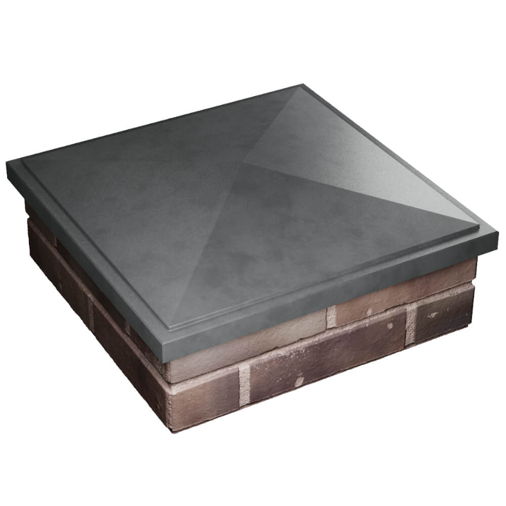 Колпак Zking БонаМоно Серый на столб 2х2 кирпича (515х515, 530х530мм) в Светлограде фото