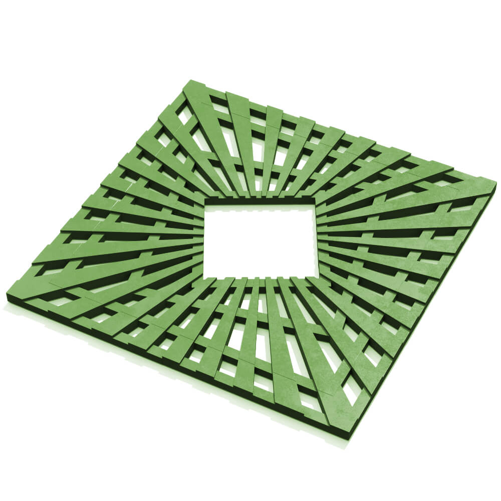 Приствольная решетка для дерева ZKING ATMOSPHERE 1.2х1.2м Зеленая в Светлограде фото