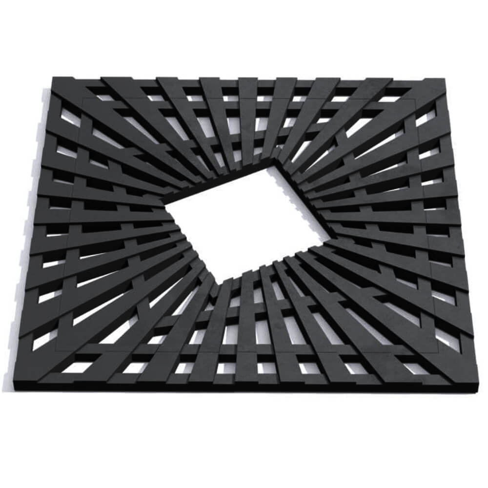 Приствольная решетка для дерева ZKING ATMOSPHERE 1.2х1.2м Черная Светлоград фото