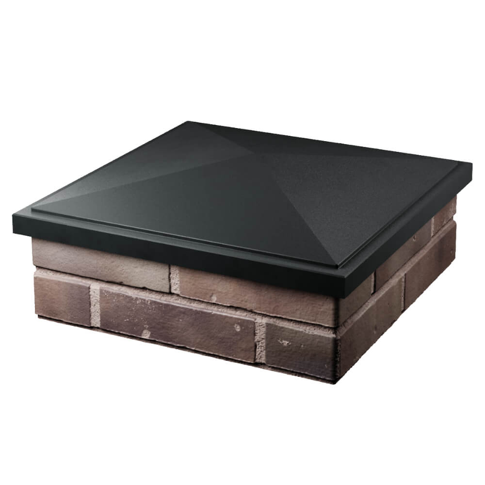 Колпак Zking БонаМоно Черный на столб 2х2 кирпича (515х515, 530х530мм) в Светлограде фото