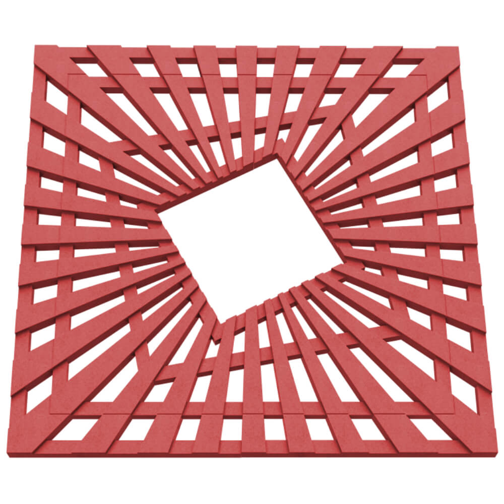 Приствольная решетка для дерева ZKING ATMOSPHERE 1.2х1.2м Красная в Светлограде фото