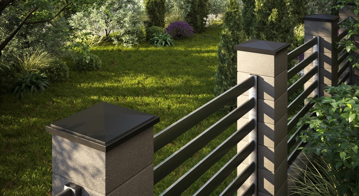 Колпак Zking БонаМоно Коричневый на столб 1.5х1.5 кирпича (385х385, 400х400мм) в Светлограде фото