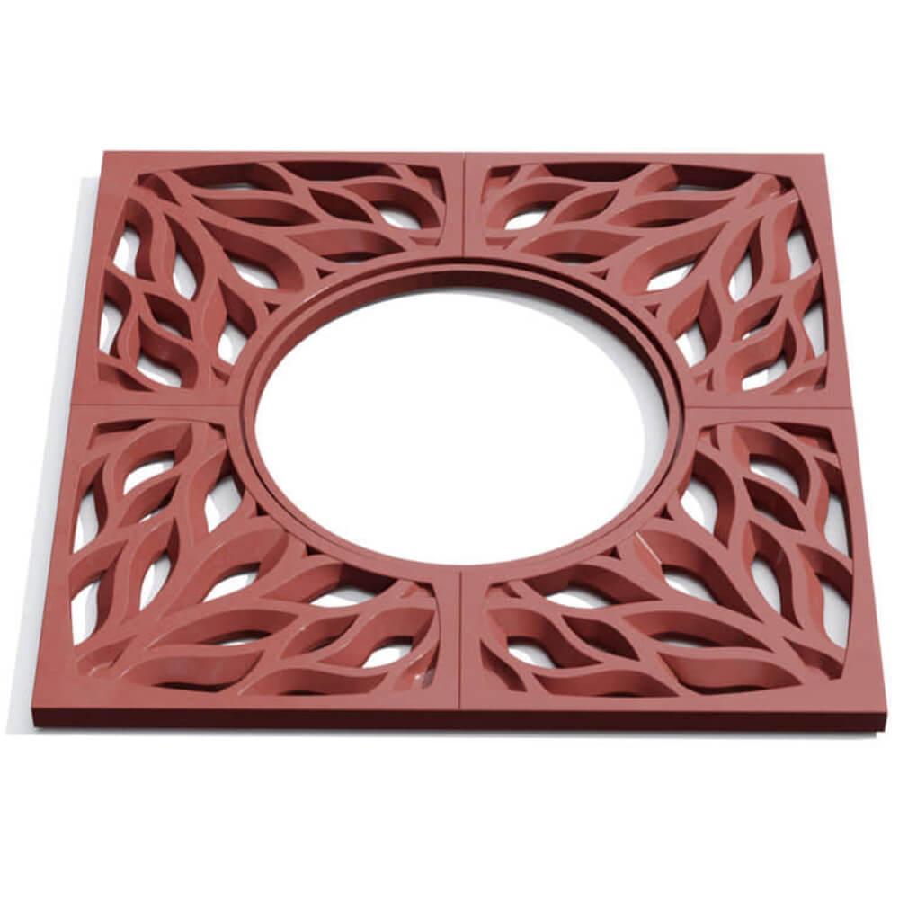 Приствольная решетка для дерева ZKING CRUST 1.2х1.2м Красная Светлоград фото