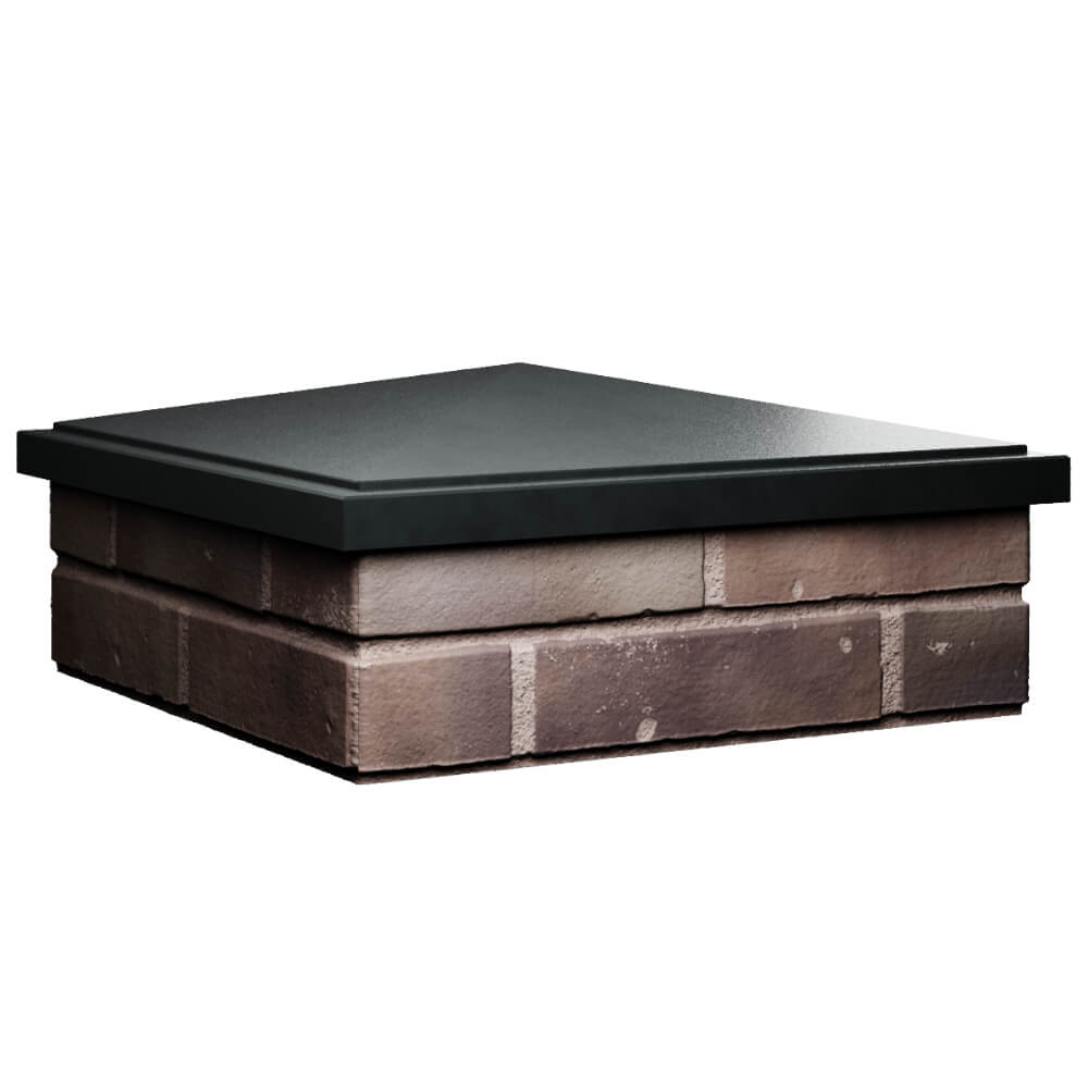 Колпак Zking БонаМоно Черный на столб 2х2 кирпича (515х515, 530х530мм) в Светлограде фото