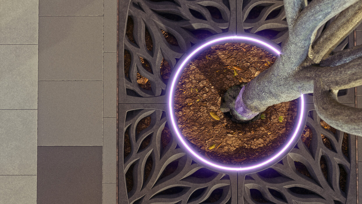 Приствольная решетка для дерева ZKING CRUST 1.2х1.2м Черная в Светлограде фото