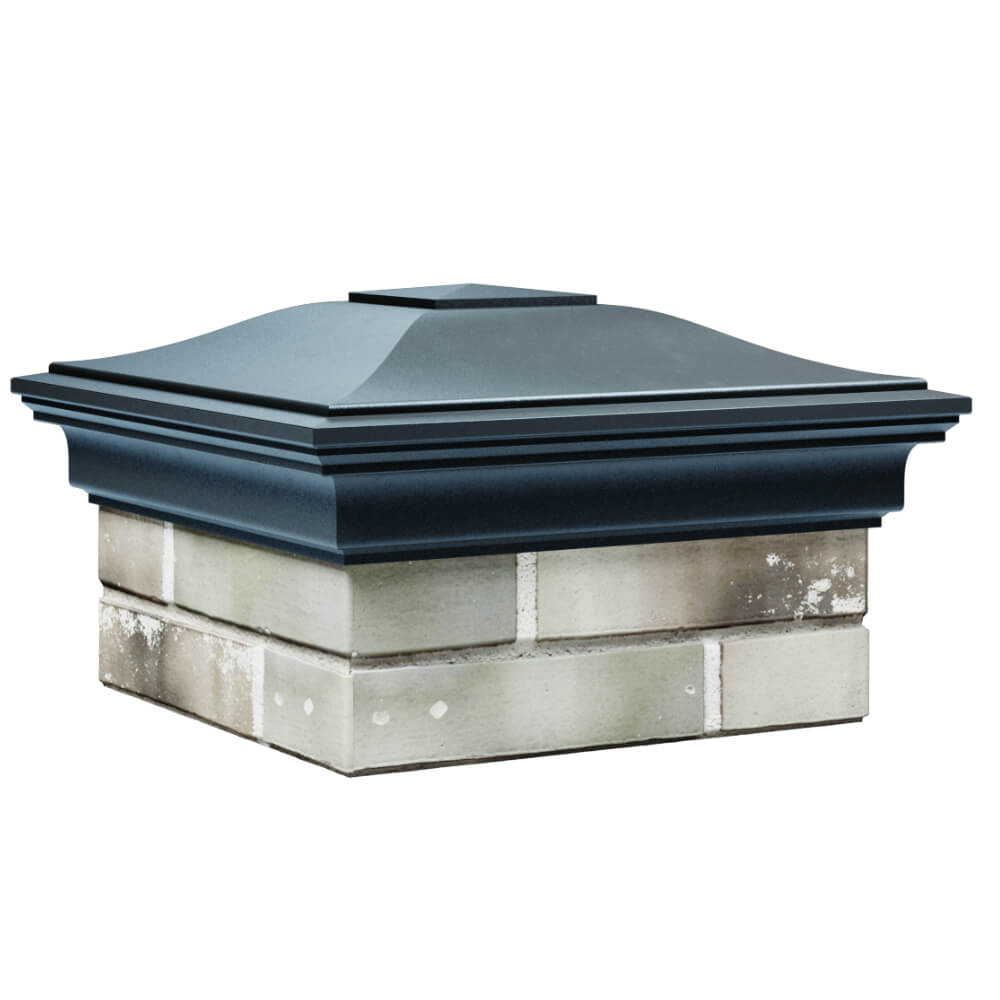 Колпак Zking Монблан Серый на столб 1.5х1.5 кирпича (385х385мм) в Светлограде фото