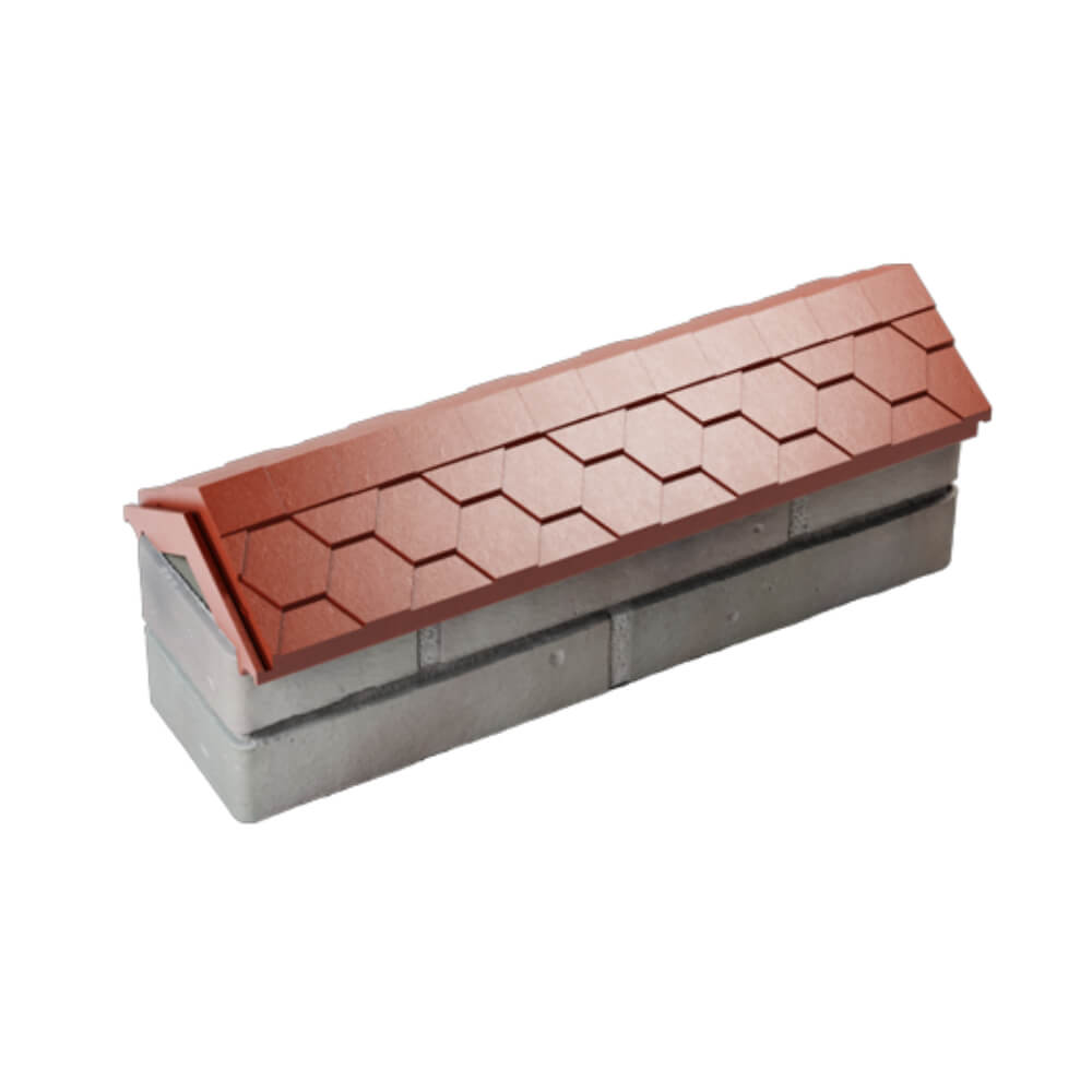 Парапет Zking Эверест Красный с посадкой на 0.5 кирпича (130мм) в Светлограде фото