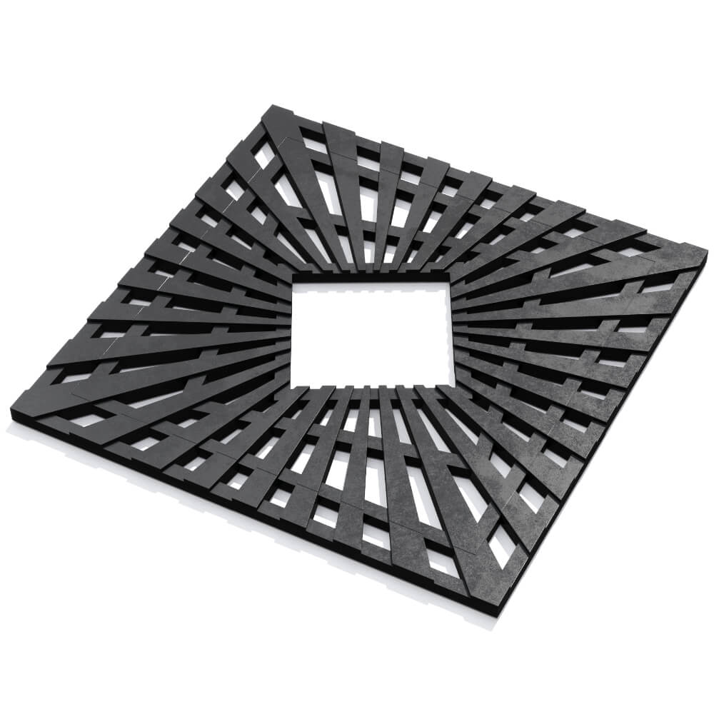 Приствольная решетка для дерева ZKING ATMOSPHERE 1.2х1.2м Черная в Светлограде фото