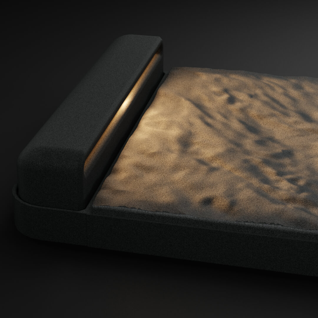 LED Светильник для шаговой плиты STONE Графитовый Серый 330х75х98мм Светлоград фото