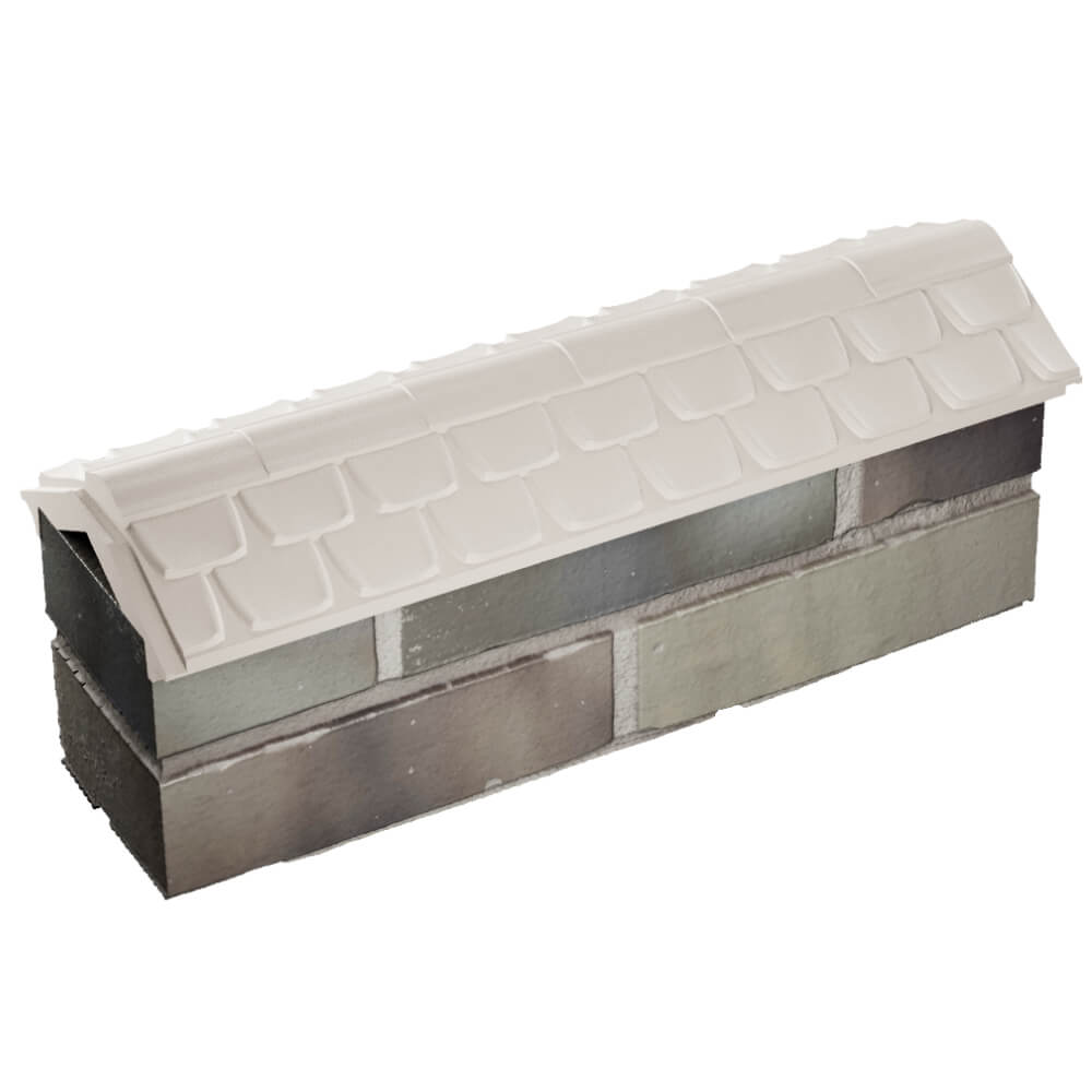 Парапет Zking Эльбрус Бежевый с посадкой на 0.5 кирпича (130мм) в Светлограде фото