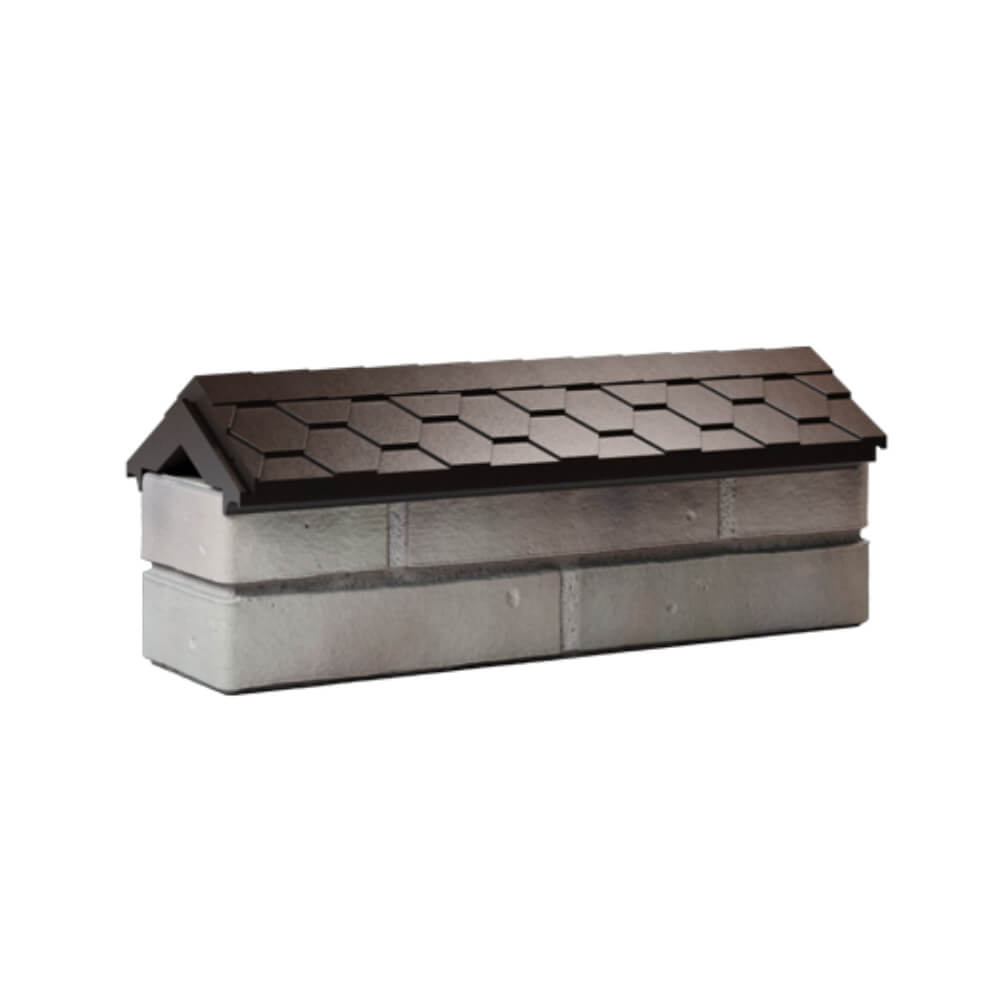 Парапет Zking Эверест Коричневый с посадкой на 0.5 кирпича (130мм) Светлоград фото