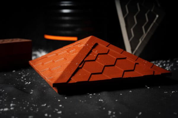 Колпак Zking Эверест Красный на столб 1.5х1.5 кирпича (390х390мм) в Светлограде фото