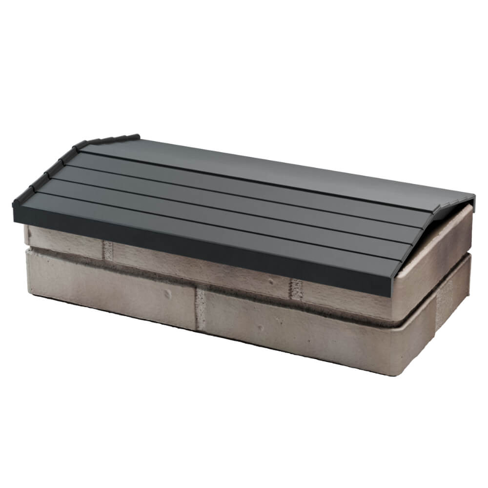 Парапет Zking Бона ХайТек Серый с посадкой на 1 кирпич (200/225/255мм) в Светлограде фото