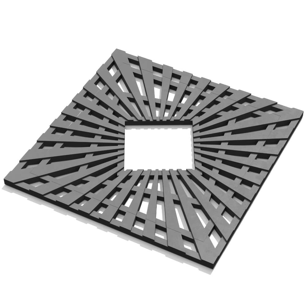 Приствольная решетка для дерева ZKING ATMOSPHERE 1.2х1.2м Серая в Светлограде фото