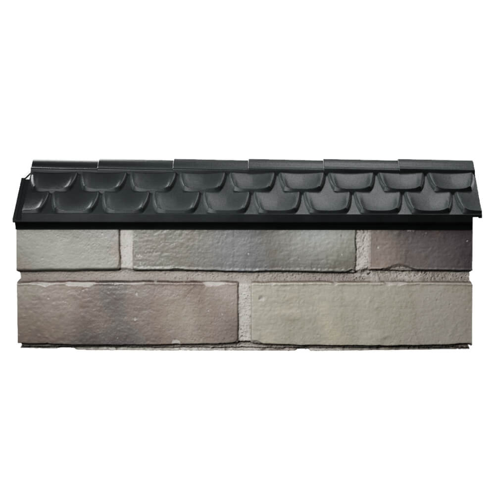 Парапет Zking Эльбрус Черный с посадкой на 0.5 кирпича (130мм) в Светлограде фото